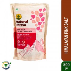 Natural Tattva Himalayan Pink Salt Granules - 500gm