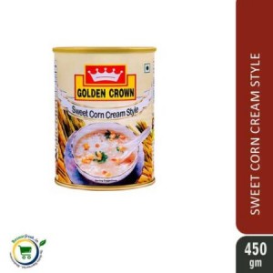 Golden Crown Sweet Corn Tin [Cream Style] - 450gm