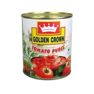 Golden Crown Tomato Puree [Tin] - 825gm