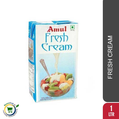 Amul Fresh Cream - 1Ltr.