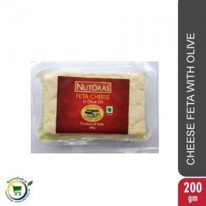 Nutoras Cheese Feta with Olive Oil Block - 200gm