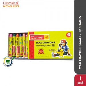 Camel Wax Crayons [ Small 12 Shades] - 1Pkt
