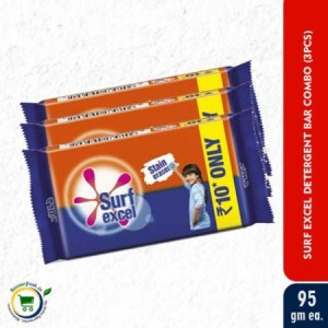 Surf Excel Detergent Bar -95gm [ Pack of 3]