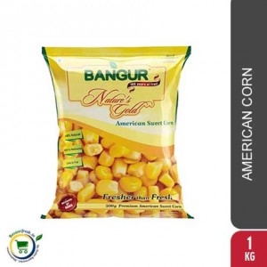Bangur American Sweet Corn [Frozen] - 1Kg